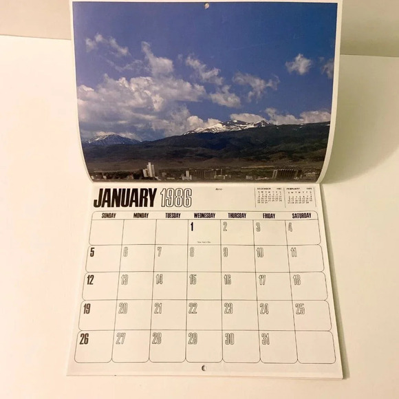 Vintage 1986 Nevada Reno Calendar Souvenir Booklet - Picture 7 of 16